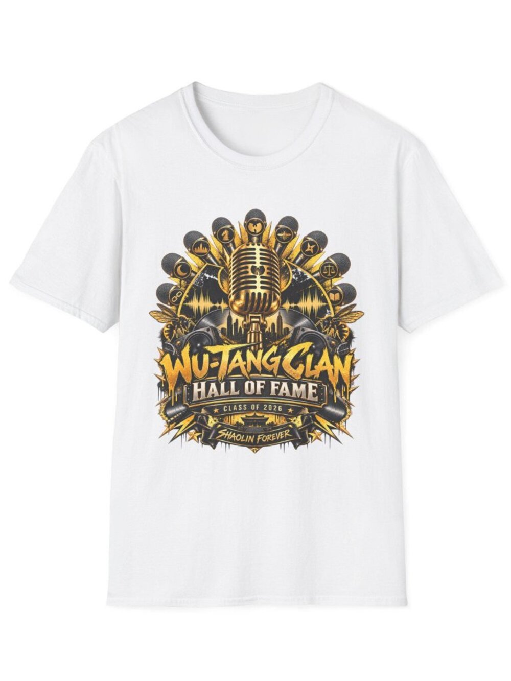 Wu-Tang Clan Rock and Roll Hall of Fame Tee